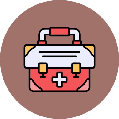 İlk Yardım Kiti Yaratıcı Simgeler Tasarımı