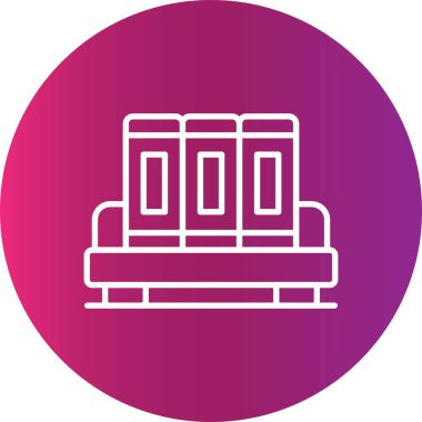 Kitap Rafı Yaratıcı Simgeler Tasarımı