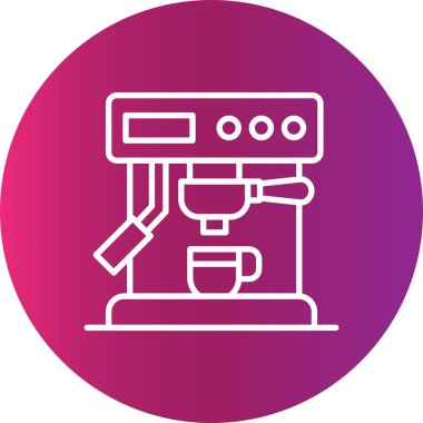  Kahve Makinesi Yaratıcı Simgeler Tasarımı