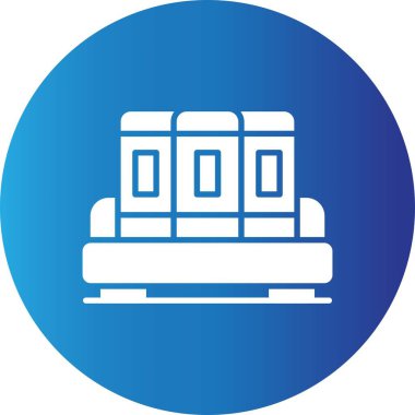 Kitap Rafı Yaratıcı Simgeler Tasarımı