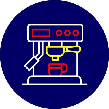  Kahve Makinesi Yaratıcı Simgeler Tasarımı