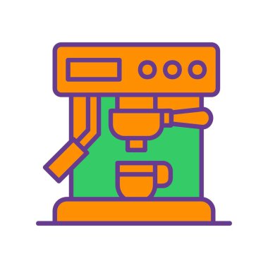  Kahve Makinesi Yaratıcı Simgeler Tasarımı