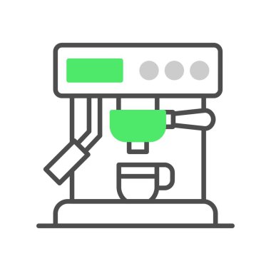  Kahve Makinesi Yaratıcı Simgeler Tasarımı