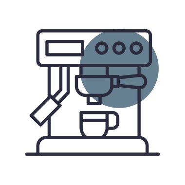  Kahve Makinesi Yaratıcı Simgeler Tasarımı