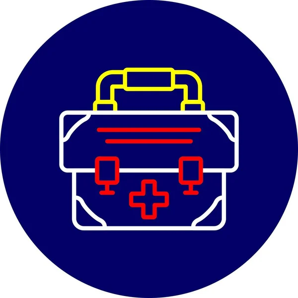 First Aid Kit Creative Icons Desig — Stockvektor