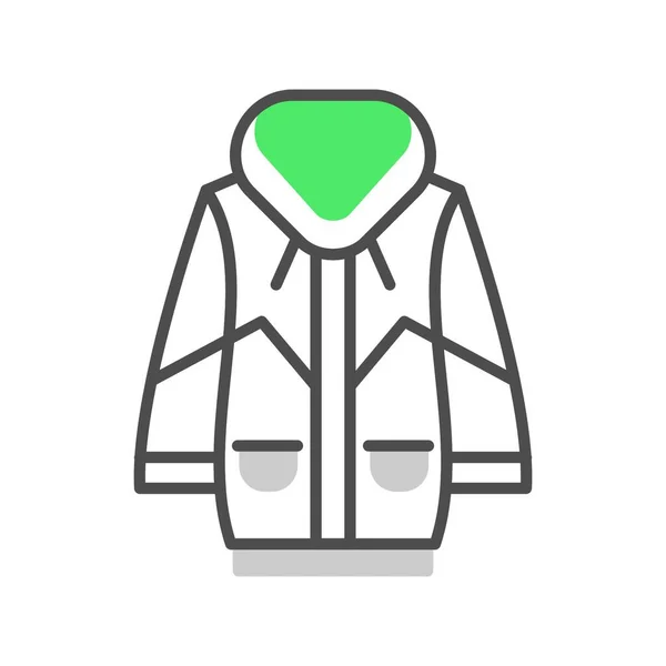 Jacket Creative Icons Desig — Stockvektor