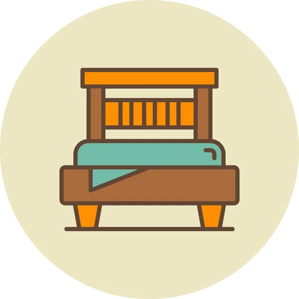 Bed Creative Icons Desig — Stock Vector