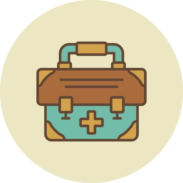 First Aid Kit Creative Icons Desig — Stockvektor