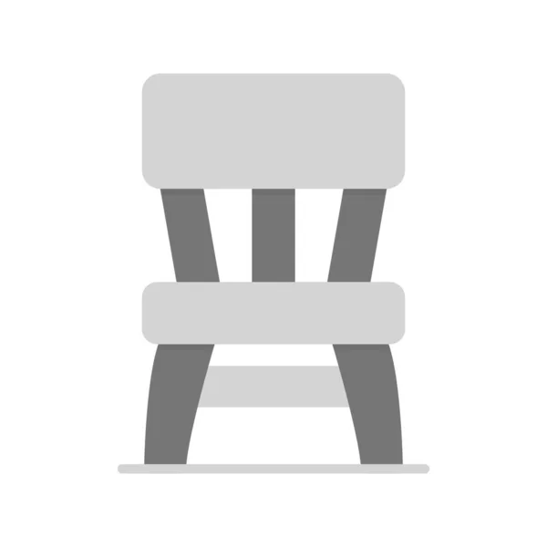 Wooden Chair Creative Icons Desig — Stock Vector