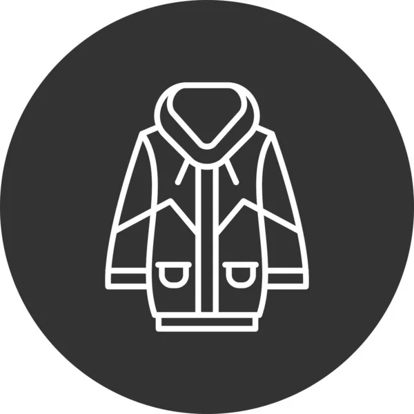 Jacket Creative Icons Desig — Vetor de Stock