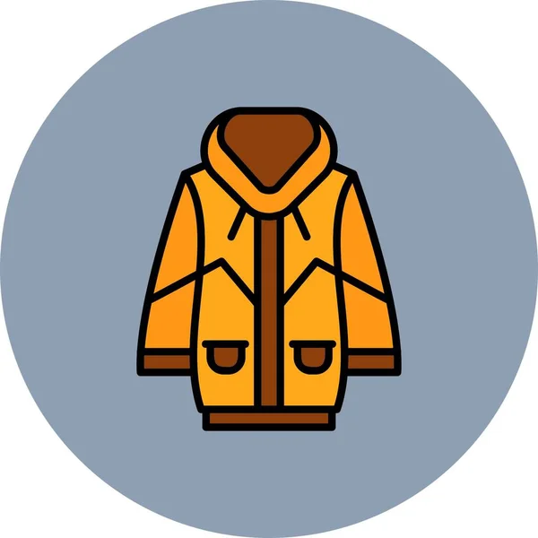 Jacket Creative Icons Desig — Wektor stockowy