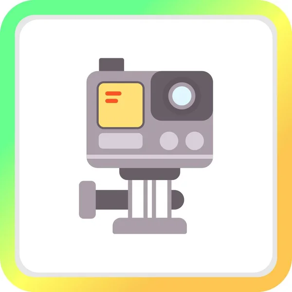 Екшн Камера Творчі Піктограми Демонстрація — стоковий вектор