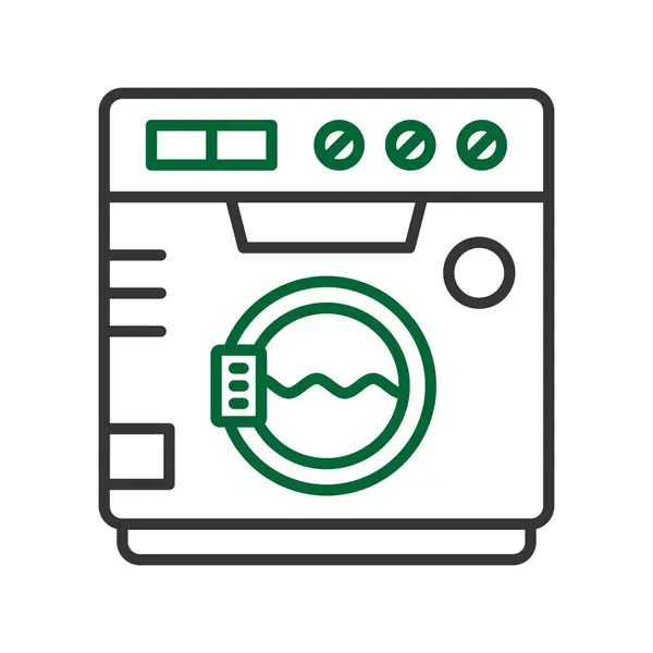 Washing Machine Creative Icons Desig — Stok Vektör