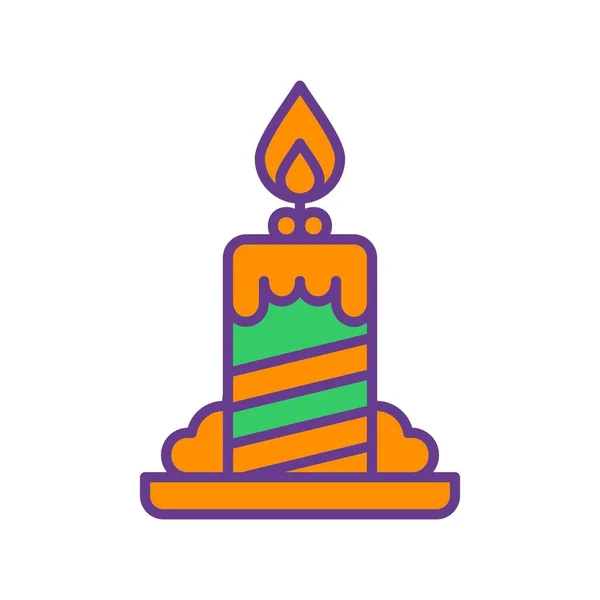 Candle Creative Icons Desig — Διανυσματικό Αρχείο