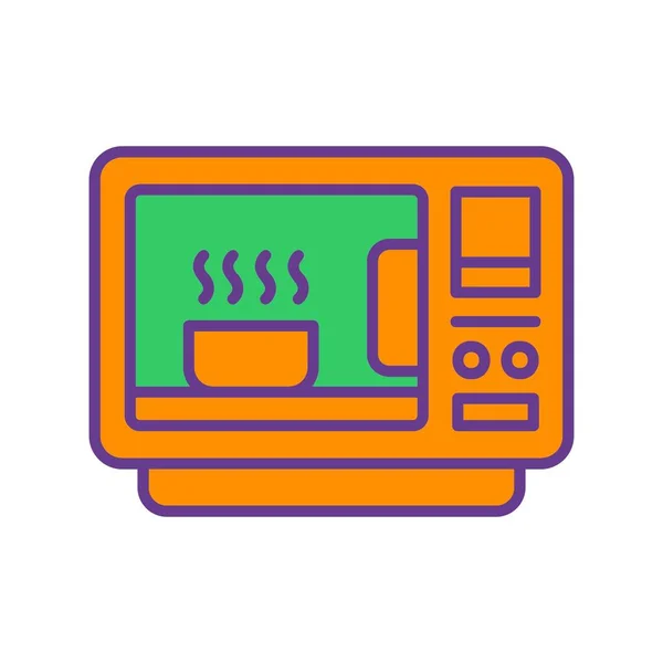 Microwave Creative Icons Desig — Stockvektor