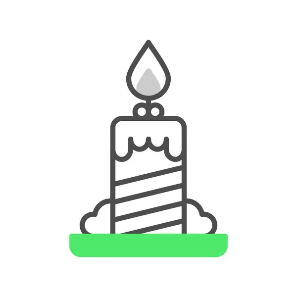 Candle Creative Icons Desig — Stock vektor