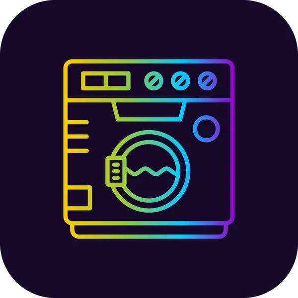 Washing Machine Creative Icons Desig — Image vectorielle