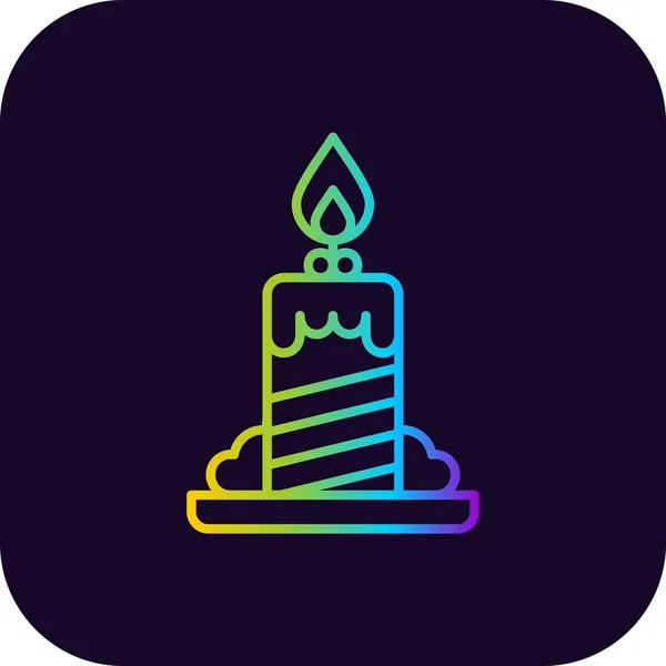 Candle Creative Icons Desig — Διανυσματικό Αρχείο