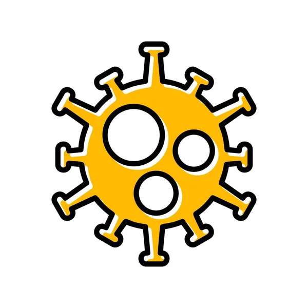 Virus Creative Icons Desig — Vetor de Stock