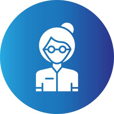  Old Woman Creative Icons Desig