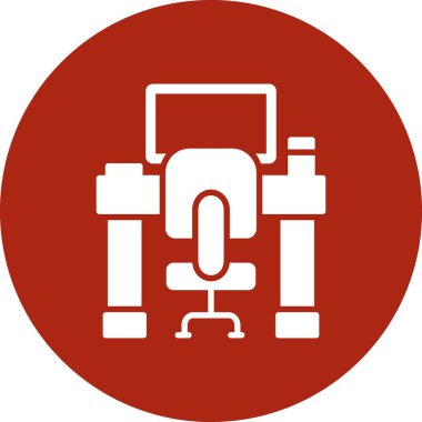  İş Yeri Yaratıcı Simgeler Masası