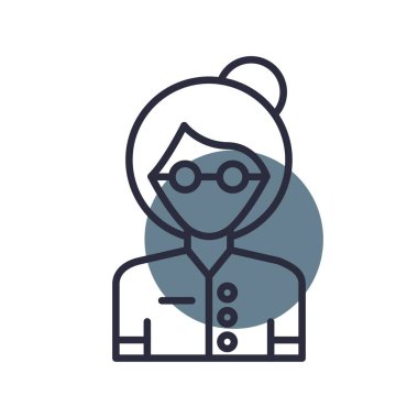  Old Woman Creative Icons Desig