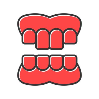  Takma diş Yaratıcısı Simgeleri Tasarımı