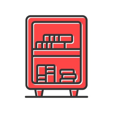 Bookshelf Creative Icons Desig