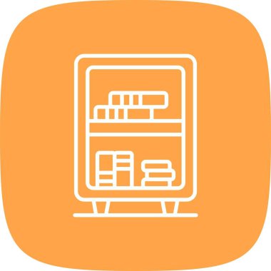 Bookshelf Creative Icons Desig