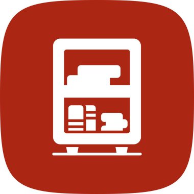 Bookshelf Creative Icons Desig