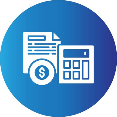 Muhasebeci Yaratıcı Simgeler Tasarımı