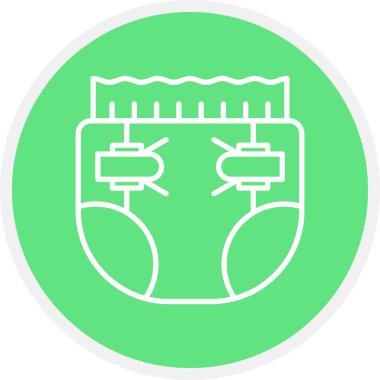 Bebek Bezi Yaratıcı Simgeleri Tasarımı