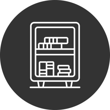 Bookshelf Creative Icons Desig