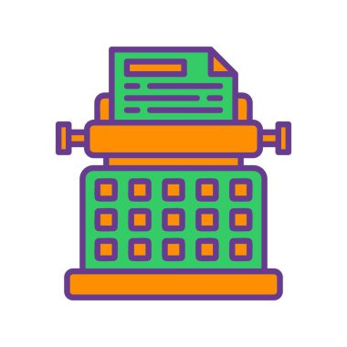  Daktilo Yaratıcı Simgeler Tasarımı