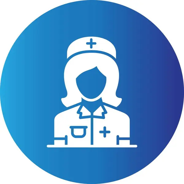 Nurse Creative Icons Desig — Stockvector