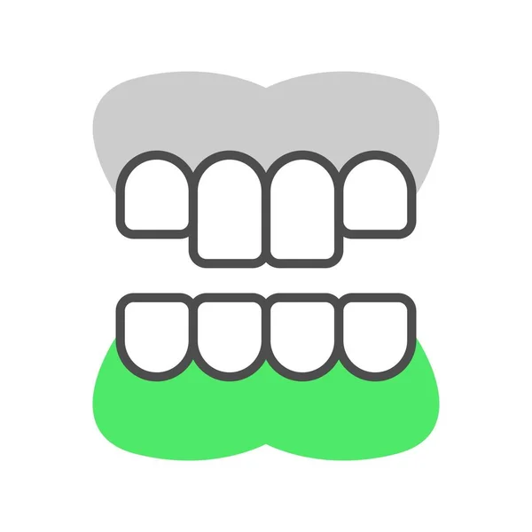 Denture Creative Icons Desig — Stock Vector