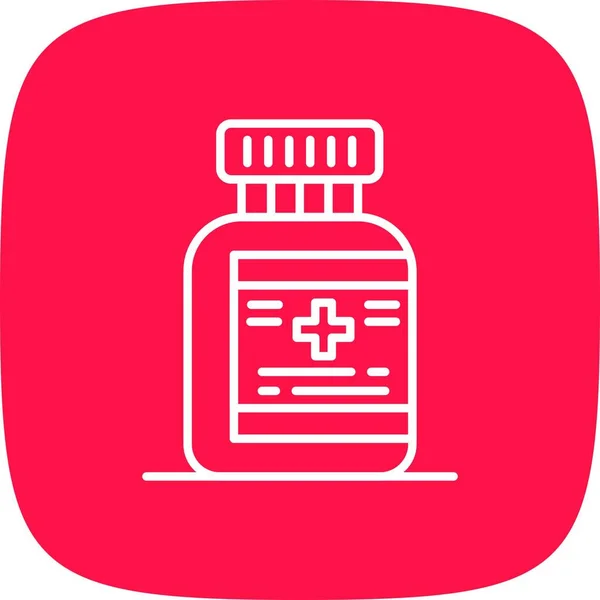 Medicamentos Iconos Creativos Desig — Vector de stock