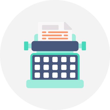  Daktilo Yaratıcı Simgeler Tasarımı