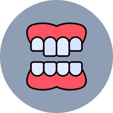  Takma diş Yaratıcısı Simgeleri Tasarımı