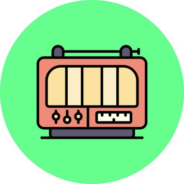  Radio Creative Icons Desig