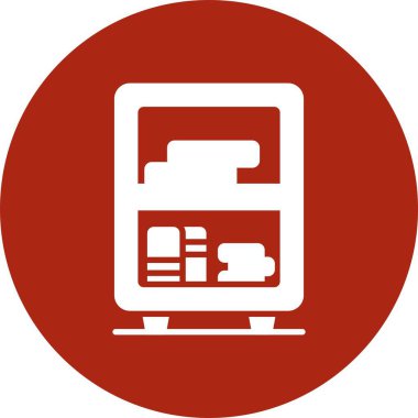 Bookshelf Creative Icons Desig