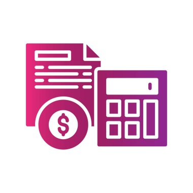 Muhasebeci Yaratıcı Simgeler Tasarımı