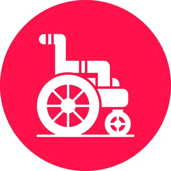 Wheelchair Creative Icons Desig — Image vectorielle
