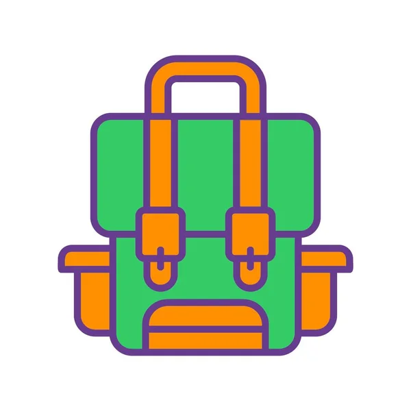Backpack Creative Icons Desig — Archivo Imágenes Vectoriales