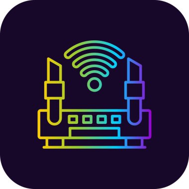  Wifi Yönlendirici Yaratıcı Simgeler Tasarımı