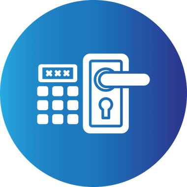 Kapı Kilidi Yaratıcı Simgeler Tasarımı