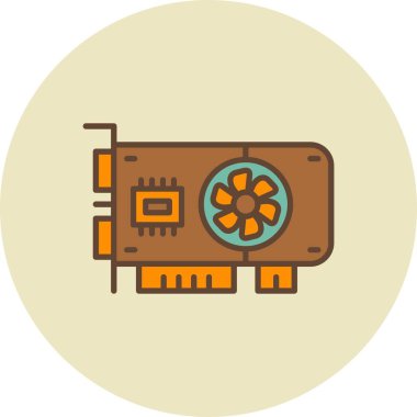 Grafik Kart Yaratıcı Simgeler Tasarımı