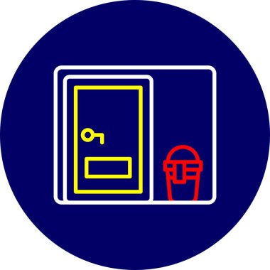  Oda Kapısı Yaratıcı Simgeleri Tasarımı