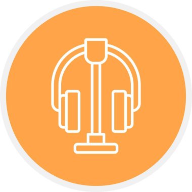 Kulaklık Yaratıcı Simgeler Tasarımı