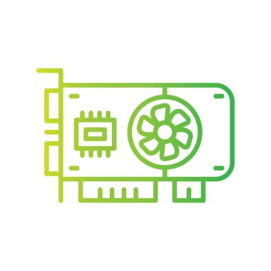 Grafik Kart Yaratıcı Simgeler Tasarımı